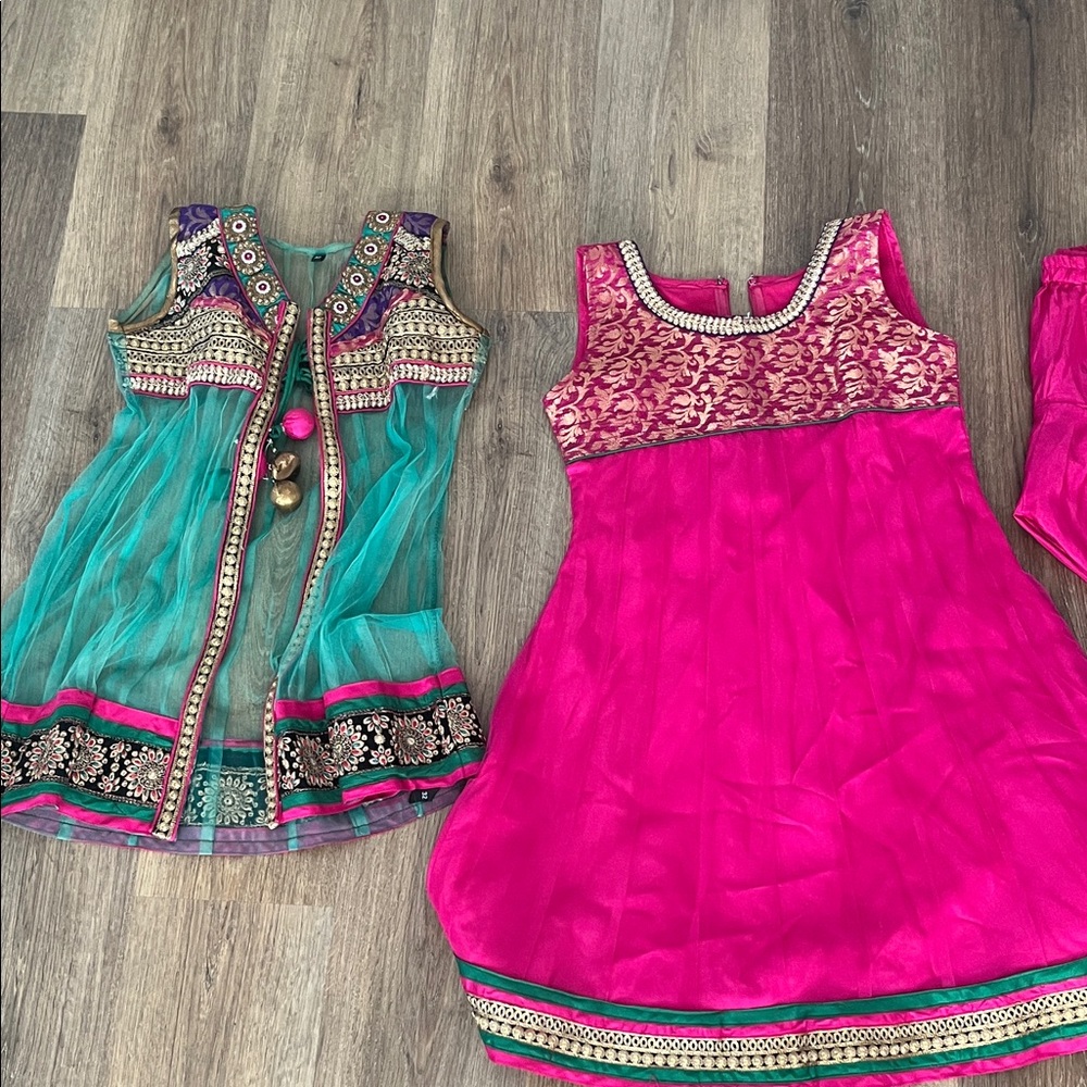 Pink and Green Kids Costume Set